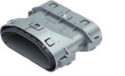 Złączka. Złączka umożliwiająca połączenie dwóch kanałów powietrznych LVE PR. LVE M 231112 mm 130 mm 55 mm 115 Przejściówka 180 stopni.