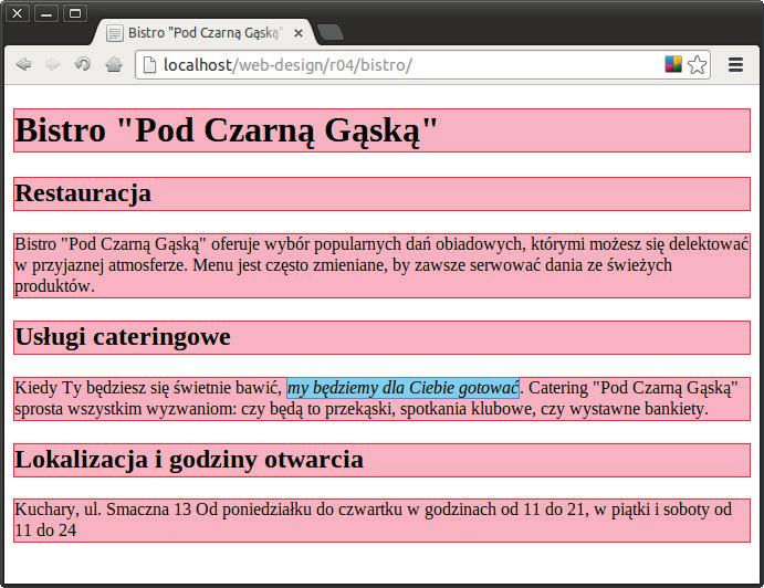 Krok 3. Oznaczamy elementy tekstowe Wstawianie komentarzy W dokumencie źródłowym można umieścić notatki dla siebie oraz innych osób, oznaczając je jako komentarze.