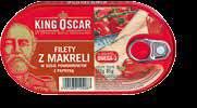 makreli w oleju 170 g 1 4 19 Filety śledziowe w sosie pomidorowym 170 g 1 4 69 Filety z makreli w sosie