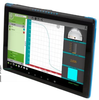 stolik dostępny w kolorze: białym, popielatym, bukowym (dodatkowe kolory na specjalne zamówienie) Einstein Tablet+2 (samodzielny tablet do doświadczeń)