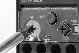 Informacje techniczne Zaciski g³ówne (zasilanie) Model Nastawa pr¹du Przycisk test S³u