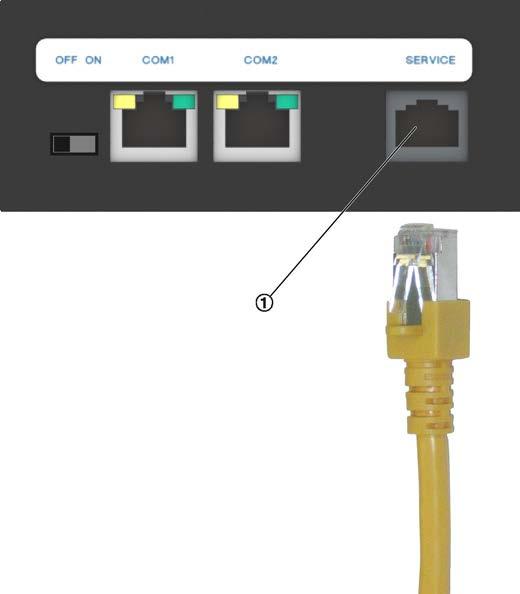 Automatyka urządzeń wentylacyjnych Oprogramowanie FSL CONNECT > Instalacja i podłączenie FSL CONTROL II 1 Gniazdo serwisowe 2.
