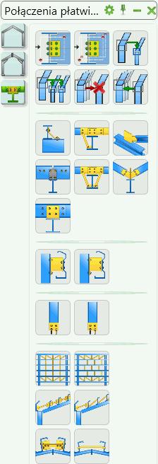 "Połączenia ram" Grupa "Połączenia płatwi" Interfejs 7: