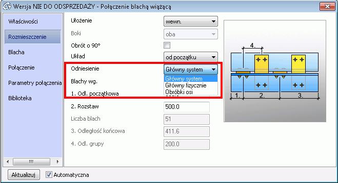 12: Usprawnienia w połączeniu platforma - blacha Advance Steel 2014 zapewnia dostęp do wszystkich typów