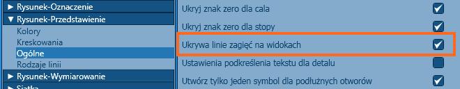 stężenia, które wymagają szczególnej orientacji na rysunkach.