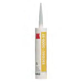 Elastyczne spoiny / gruntowniki ESCOSIL-2000-ST Masa silikonowa do kamienia naturalnego Jednoskładnikowa, bezrozpuszczalnikowa, elastyczna masa do uszczelniania spoin w wykładzinach z kamienia