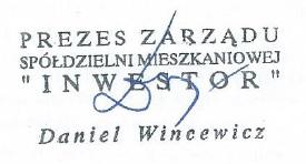 oznaczenie sprawy KP/ Termomodernizacja ul. Miedziana 14-14A - 2017 ZAMAWIAJĄCY: Spółdzielnia Mieszkaniowa INWESTOR w Lubinie ul. Leszczynowa 27A, tel./fax(76)846-12-66, tel.(76)846-12-69 www.
