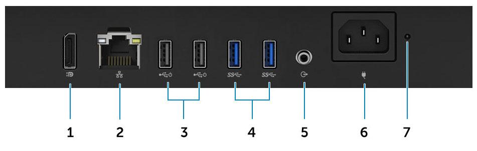 0 z obsługą funkcji włączania/wybudzania 4. Porty USB 3.1 pierwszej generacji 5.