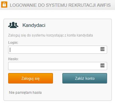 Instrukcja systemu Rekrutacji AWFiS - Kandydat Aby aktywować konto jako kandydat, należy wpisać w pasku adresu przeglądarki adres: rekrutacja.awf.gda.pl.
