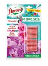 PAŁECZKI NAWOZOWE I APLIKATORY Do storczyków N : P : K (MgO) 15,0 7,0 8,0 (2,1) - zawiera także: bor, miedź,