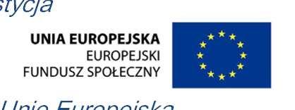 w ramach Europsigo Fundusu Społcngo Wyład VII