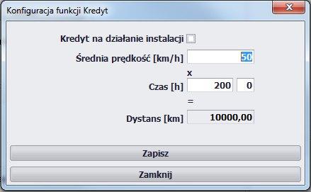 przycisku Zapisz. Od tego momentu, po połączeniu z tym sterownikiem widoczna będzie tylko zakładka Różne z aktywnymi podstawowymi funkcjami oraz pasek statusu.