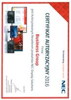 CERTIFICATE  GROUP Firma BUSINESS GROUP