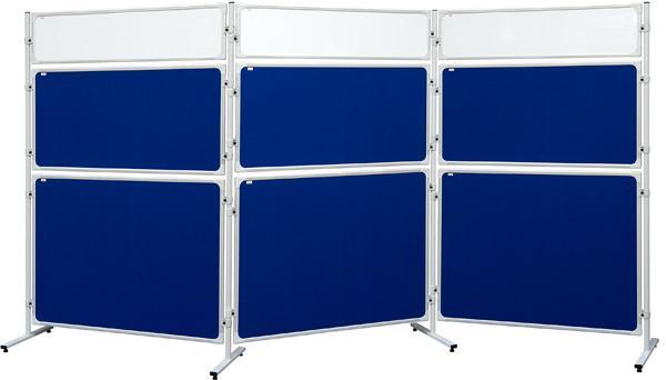 PRODUCENT C TABLICE MODERACYJNE DWUSTRONNE TM: tablica w ramie aluminiowej, popielatej (anoda)