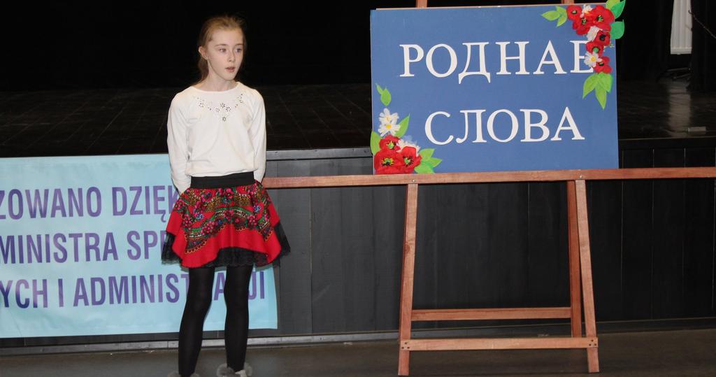się konkurs recytatorski "Rodnaje Słowa" Do konkursu przystąpiło dużo recytatorów