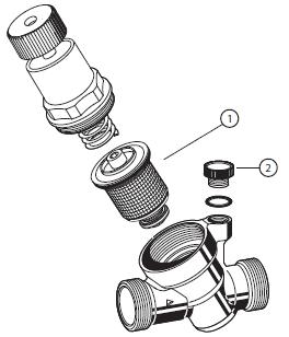 Części zamienne Regulator ciśnienia D04FM, produkowany od 2014 Przegląd Opis Wielkość Nr części 1 Wkład zaworu kompletny 3 / 8" - 3 / 4" D04FMA-1/2 2 Korek zaślepiający z uszczelką O-ring R 1 / 4" (5