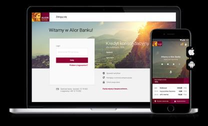 Dostęp do bankowości online razem z kredytem ratalnym.