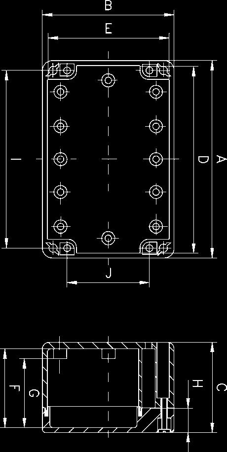 wzornika RL, sitodruck - Zapewnienie kompatybilnoœci elektromagnetycznej dziêki napylaniu lub malowaniu wnêtrza obudowy lakierem przewodz¹cym - yfrowa obróbka mechaniczna - Wysokoœæ i iloœæ punktów