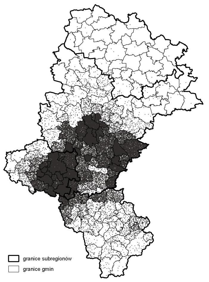 DEPOPULACJA JAKO WYZWANIE Spadek liczby ludności w latach 2000-2017 w Śląskiem: - 4,4% (w Polsce: wzrost 0,5%) Za spadek liczby mieszkańców odpowiadają głównie gminy górnicze 2030 r.