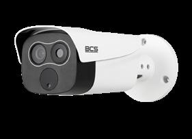 Systemy I Model/zdjęcie Mpx Opis Cena Netto Cena Brutto BCS-TI42101IR-TW Bispektralna kamera I Full HD Kamera termowizyjna niechłodzony sensor mikrobolometryczny z aktywnym materiałem pochłaniającym