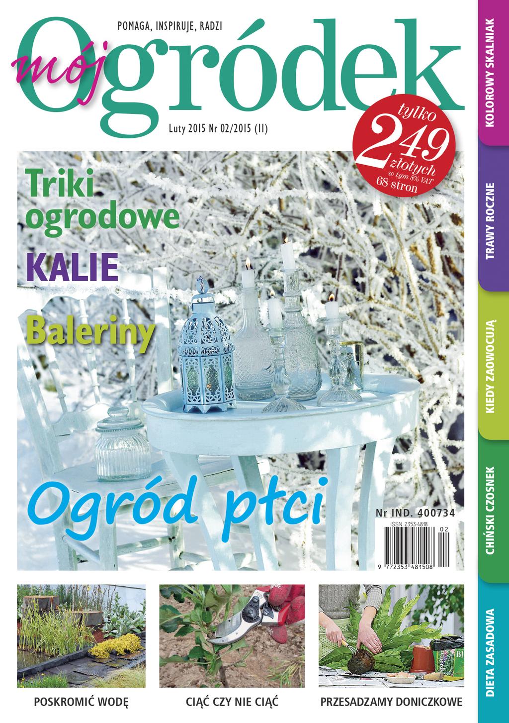 Mój Ogródek tworzymy z naszymi czytelnikami! Kolejny zimowy miesiąc to jeszcze czas, kiedy prace ogrodnicze ograniczamy tzw. kosmetyki.