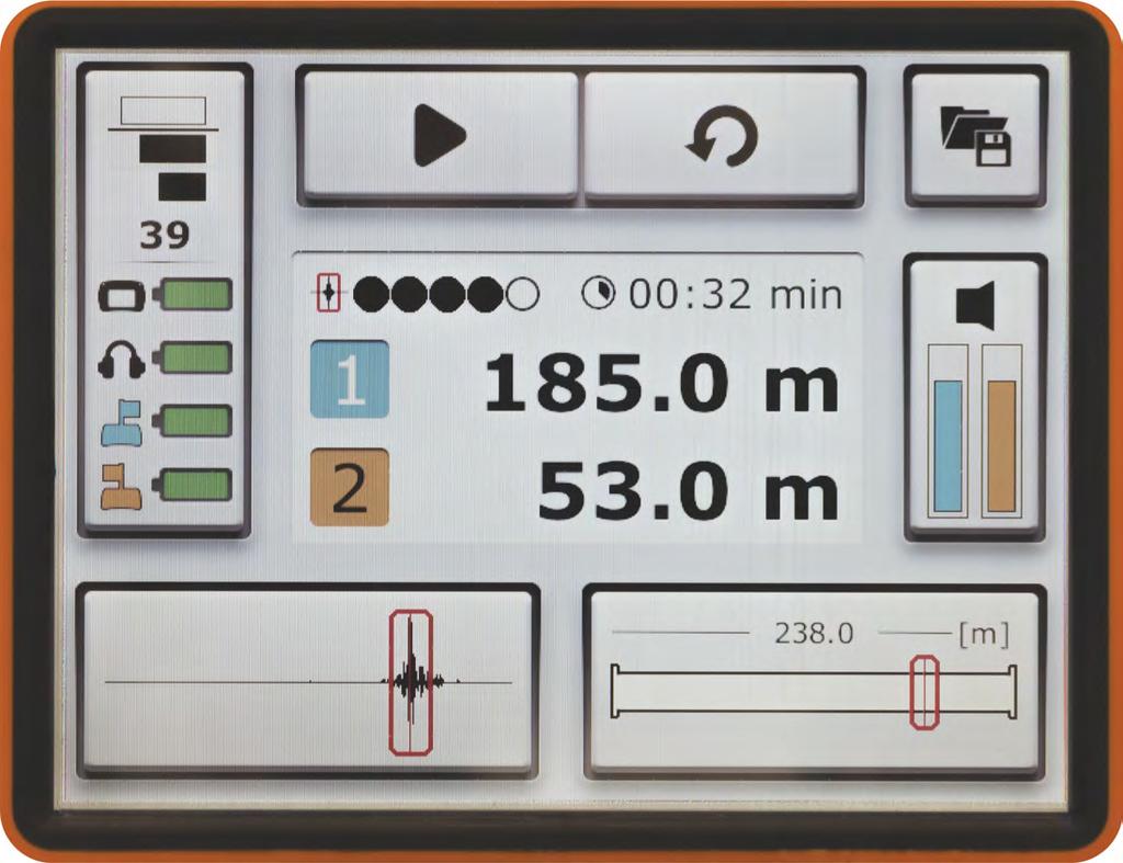 SeCorrPhon AC 200 prowadzi użytkownika poprzez różne aplikacje za pomocą prostych instrukcji.