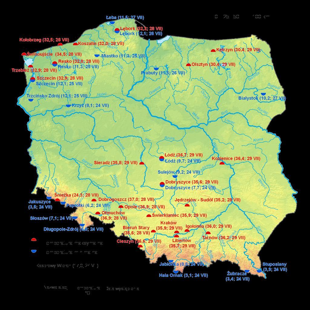 regionach Polski (w