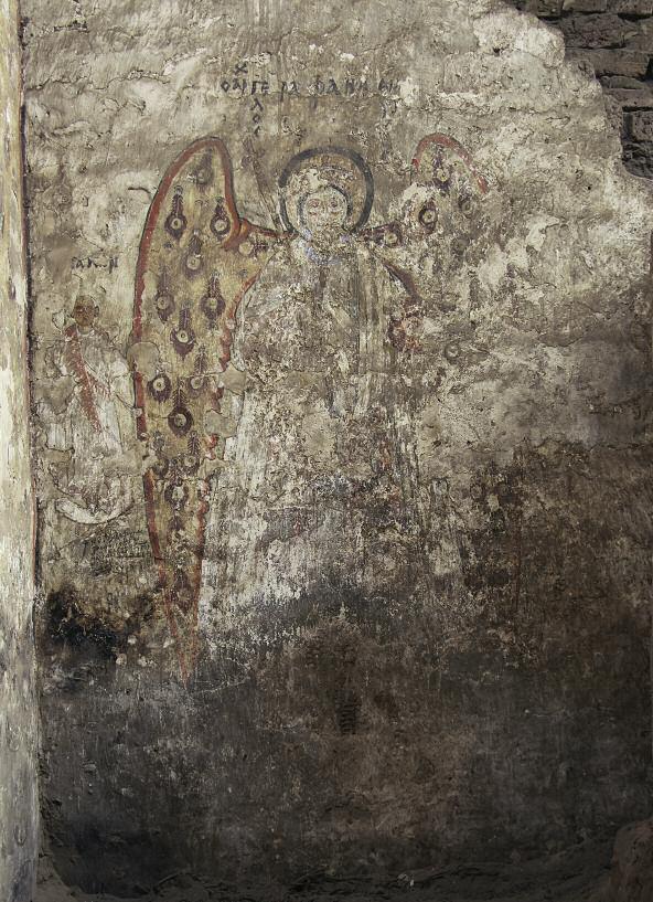 DOROTA DZIERZBICKA, WŁODZIMIERZ GODLEWSKI The pace of excavation was set by parallel conservation works, the objective of which was to secure the murals brought to light on the pillars, pilasters,