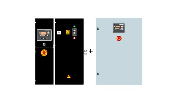 MODEL PANELU STEROWANIA AS5 + CC2 Automatyczny z kontrolą sieci i SZR-em z