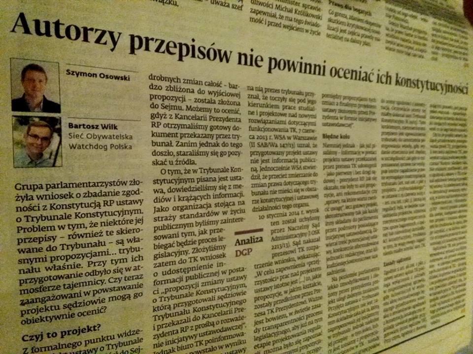 Wyrok NSA z 10 stycznia 2014 r.