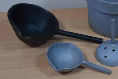 Pouring ladle for non-ferrous metals AL-1000 Foundry tool for pouring liquid non-ferrous metals and alloys (aluminium, copper, zinc and lead based alloys).