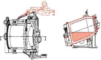 D. Meltig / holding furnaces for non-ferrous metals and alloys Technology scheme Table 2: The main properties of furnace with capacity of 5 ton The furnace Type: ARTF-5 Capacity 1.