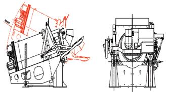 Non melting time (charging, pouring and discharging slag hours) ~ 1 7. Cycle time tap to tap hours ~ 3 8. Number of cycles per day (24 hrs) 7-8 9. Input per month ~ 800 ton Burner 10.