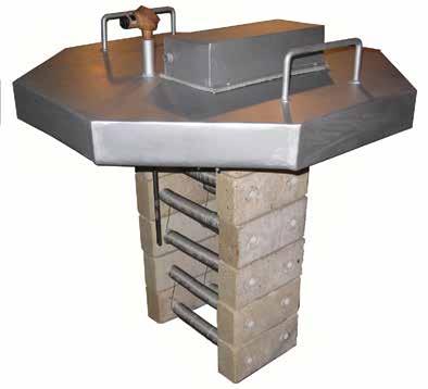 H. Ladle preheaters and dryers - electric or gas burner H.