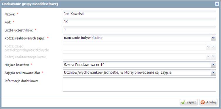 Opracowanie arkusza organizacyjnego 29 Ćwiczenie 4.