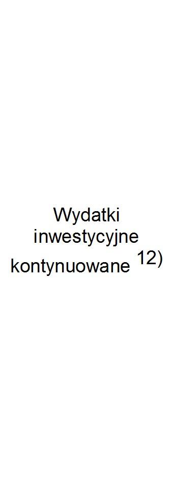 w tym na: Informacje uzupełniające o wybranych rodzajach wydatków budżetowych z tego: Wyszczególnienie Spłaty kredytów, pożyczek i wykup papierów wartościowych Wydatki bieżące na wynagrodzenia i