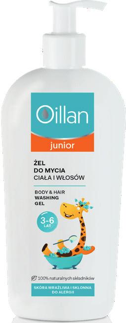 Pierwsze emolienty dla przedszkolaków junior Dla dzieci w wieku 3-6 lat. 100% naturalnych składników. Codzienna pielęgnacja wspomagająca fizjologiczny rozwój skóry dziecka.