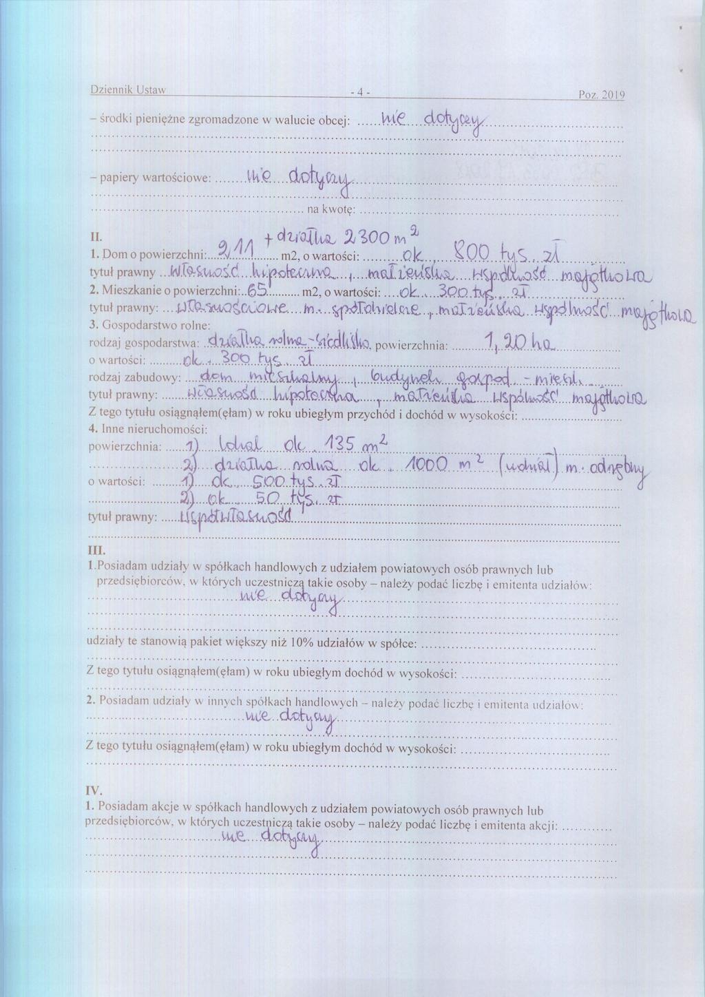 Dziennik Ustaw -4- - ś rodki pieni ęż ne zgromadzone w walucie obcej: Poz. 2019 t/t, t:e ctd-kd ck Q1., - papiery warto ściowe: na kwot ę : nt, f c12-(0:1-kz, 2 '00 m OO s. :2A i.