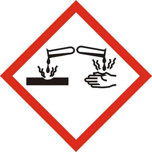 Strona: 2 Hasła ostrzegawcze: Środki ostrozności: Niebezpieczeństwo P264: Dokładnie umyć ręce po użyciu. P280: Stosować rękawice ochronne. P301+330+331: W PRZYPADKU POŁKNIĘCIA: wypłukać usta.