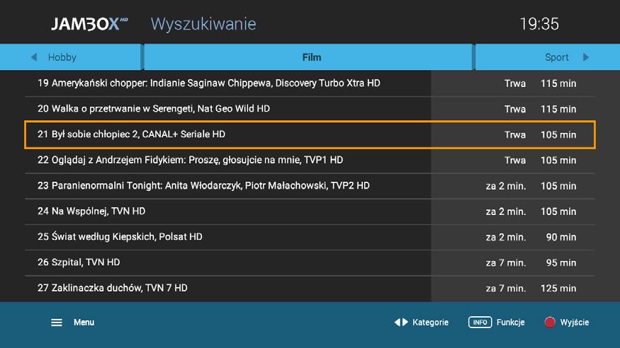 Dodatkowo możesz ustawić sobie powiadomienie lub automatyczne przełączenie przy dowolnej audycji z ramówki.