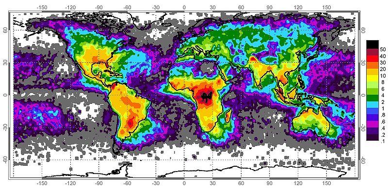 Zagrożenie uderzeniem pioruna wg NASA