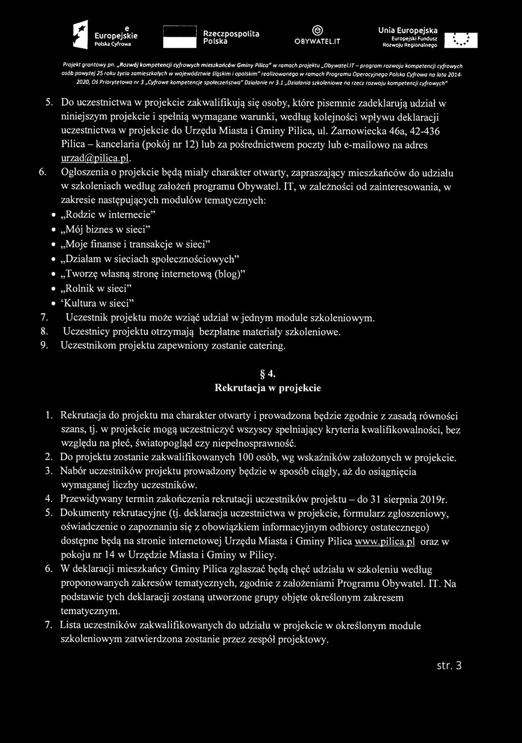 SEuropejsIde I I Rzeczpospolita Unia Europejska 6 P0lska S E ' H I OBYWATEL.