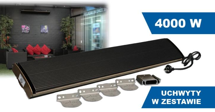 PROMIENNIK RAI 32 A White moc: 3,2 kw prąd zmianowy: 13,9 A 1 094 zł +VAT ogrzewana powierzchnia: do 35 m² długość przewodu:
