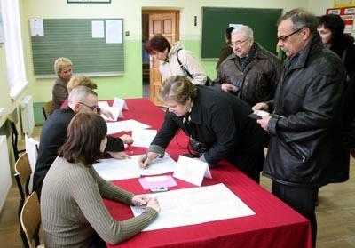 MELDUNEK FREKWENCYJNY o liczbie osób uprawnionych do głosowania oraz o liczbie wyborców, którym wydano karty do głosowania godzina 13.