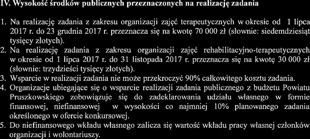 Dopuszcza się podział zadania i powierzenie reaizacji każdej z części zadania różnym podmiotom. 111. Podmioty uprawnione do złożenia oferty Oferty mogą składać podmioty wymienione w art. 3 ust.