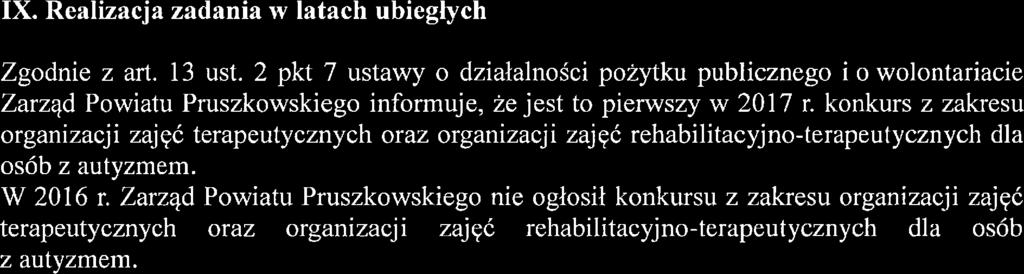 Reaizacja zadania pubicznego winna nastąpić w okresie od ipca 017 r.