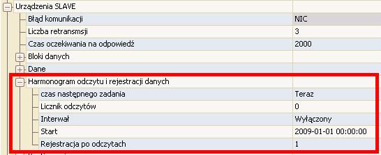 Zadania dla urządzenia (odczyt danych, konfiguracja) są składowane w bazie danych i realizowane w momencie połączenia. W tym trybie w urządzeniu można stosować karty SIM dowolnego operatora 4.2.