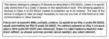 7. Informacje o przepisach Cependant, rien ne peut garantir l'absence d'interférences dans le cadre d'une installation particulière.