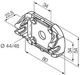 ARD MAX S60 Adapter i zabierak 55.06 siłownika MAX Adapter und Mitnehmer 55.06 für Antrieb MAX Адаптер и переходник 55.06 приводa MAX Adaptor and coupling 55.06 for motor MAX kpl. Satz компл.