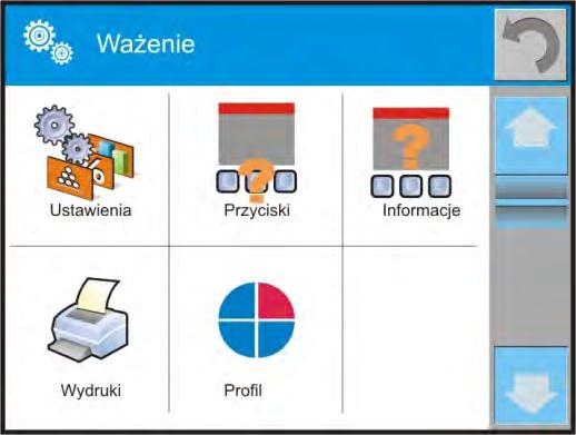 Szczegółowy opis tych funkcji jest podany dla każdego modu pracy. 14